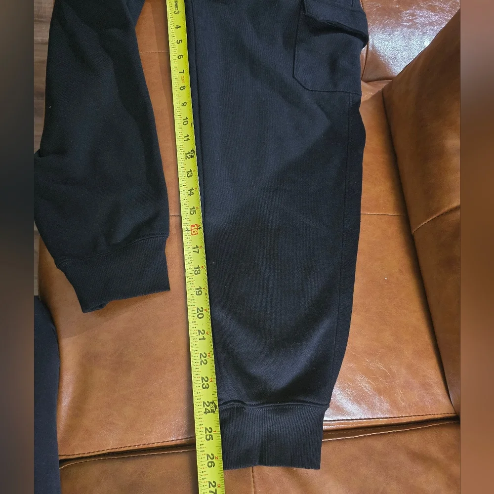NWOT 2 Old Navy Men's Black Cargo Jogger Pants